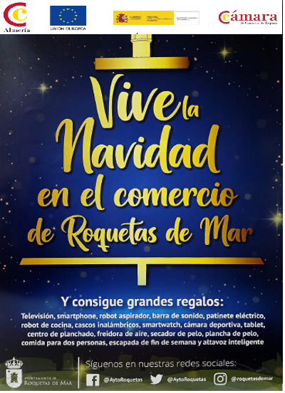 CAMPAÑA VIVE LA NAVIDAD EN EL COMERCIO DE ROQUETAS DE MAR