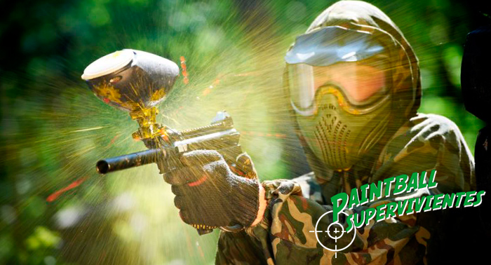 ¡¡Al la batalla!! Paintball con todo el Material + 50 bolas + Reportaje fotográfico + 3 Escenarios